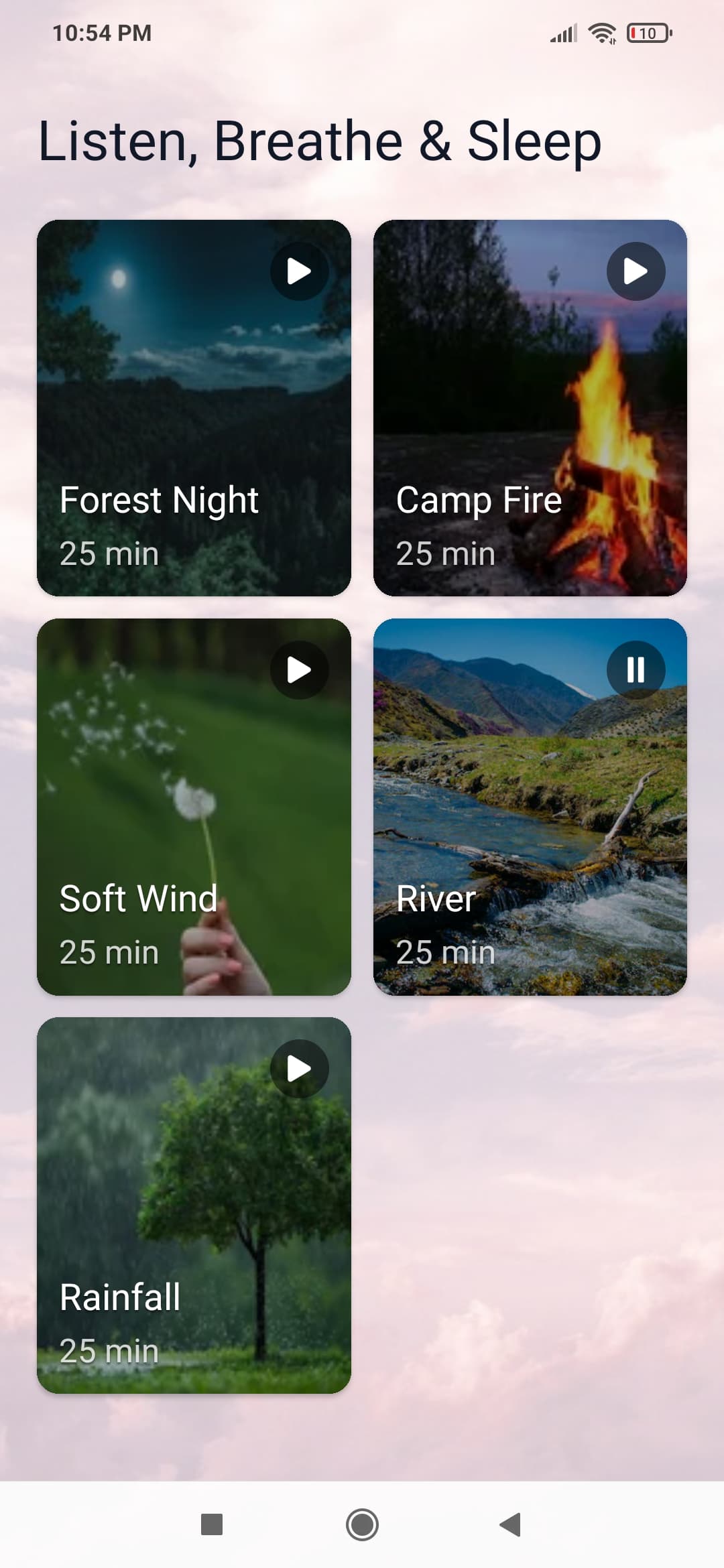 Sleep music player